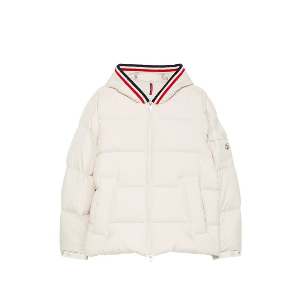 Moncler Neutrals Jackets - Padded & Down Jackets Men